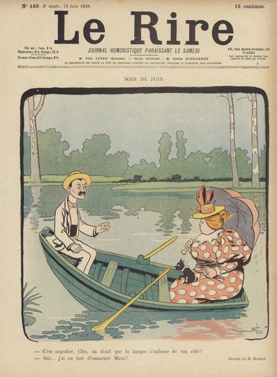Illustration for Le Rire by Benjamin Rabier