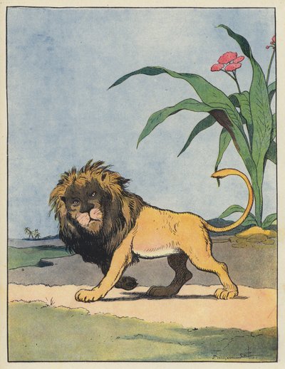 Lion by Benjamin Rabier