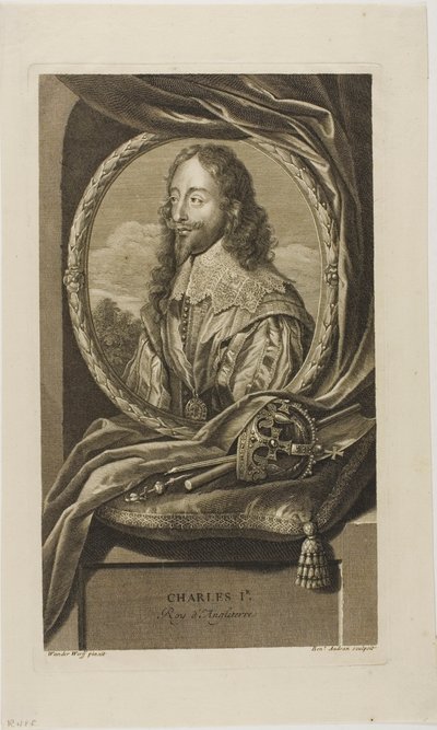 Charles I, King of England by Benoit Audran I