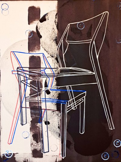 Chaise Prototype, after David Gour, 2023 by Benoit Erwann Boucherot