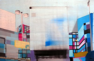 Downtown L.A. Through Car Window, 2003 by Benoit Erwann Boucherot