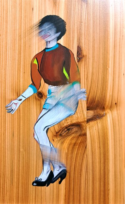Rose is Dancing Cha-Cha-Cha, 2023 by Benoit Erwann Boucherot