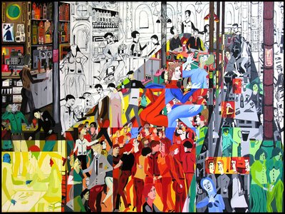 Black Hole at Brown Café, 2000 by Benoit Erwann Boucherot