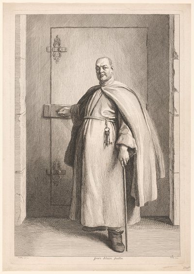 Portrait of Blaise de Sainte Marie Donat (Brother Blaise Feuillan) by Benoît Audran (II)