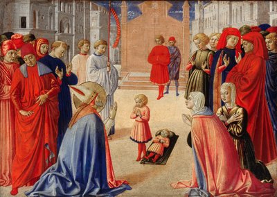 Saint Zenobius Raises a Boy from the Dead by Benozzo Gozzoli