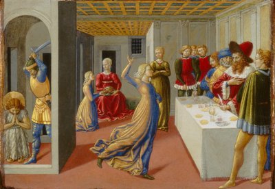 The Feast of Herod and the Beheading of Saint John the Baptist by Benozzo Gozzoli