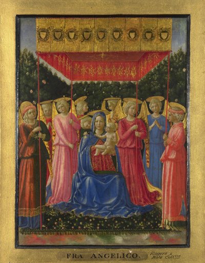 The Virgin and Child with Angels, c. 1450 by Benozzo Gozzoli