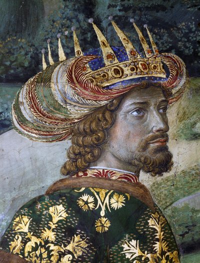 Balthazar, alleged portrait of John VIII Palaiologos (detail) by Benozzo di Lese di Sandro Gozzoli