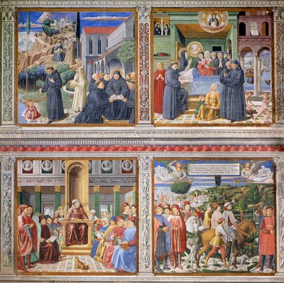 Episodes from the Life of St. Augustine, 1463-65 by Benozzo di Lese di Sandro Gozzoli