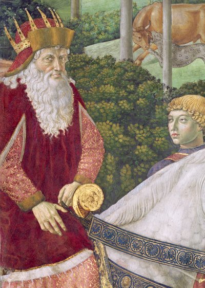 Giuseppe, the Patriarch of Constantinople, as one of the Three Kings (detail) by Benozzo di Lese di Sandro Gozzoli