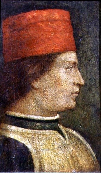 Head of a Man in a Red Hat by Benozzo di Lese di Sandro Gozzoli