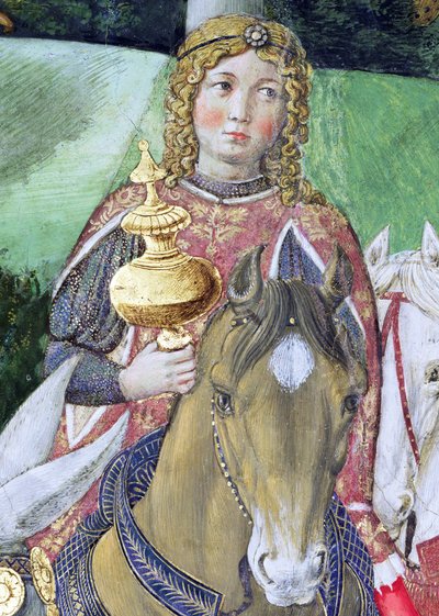 Horsemen in the royal entourage, detail from the Journey of the Magi cycle in the chapel, c.1460 by Benozzo di Lese di Sandro Gozzoli
