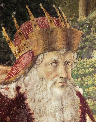Procession of the Magi, Detail by Benozzo di Lese di Sandro Gozzoli