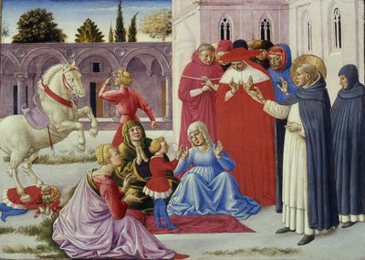 Saint Dominic Resurrects Napoleon Orsini by Benozzo di Lese di Sandro Gozzoli