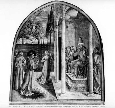 St. Francis Before the Sultan by Benozzo di Lese di Sandro Gozzoli