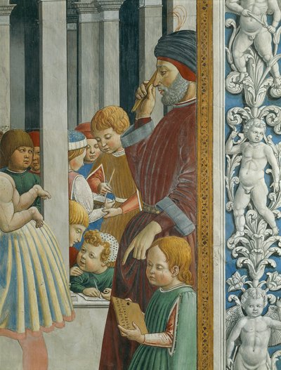 Stories of St. Augustine: Teacher and Pupils by Benozzo di Lese di Sandro Gozzoli