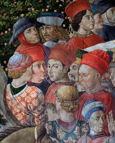 The Journey of the Magi (detail) by Benozzo di Lese di Sandro Gozzoli