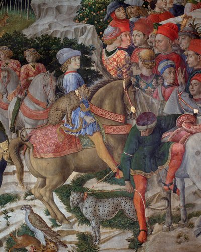The Journey of the Magi (detail) by Benozzo di Lese di Sandro Gozzoli