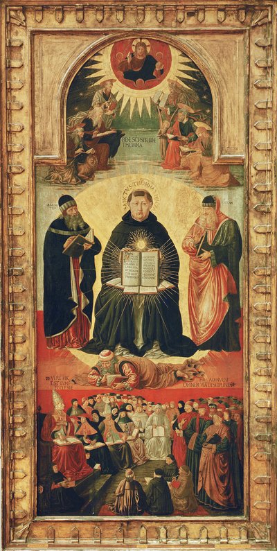 The Triumph of St. Thomas Aquinas by Benozzo di Lese di Sandro Gozzoli