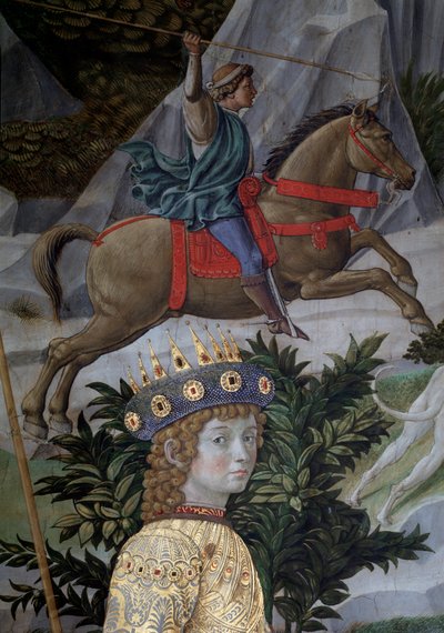 The Voyage of the Magi (detail) by Benozzo di Lese di Sandro Gozzoli