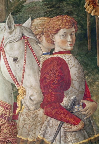 Two Liveried Attendants and the head of Lorenzo the Magnificent