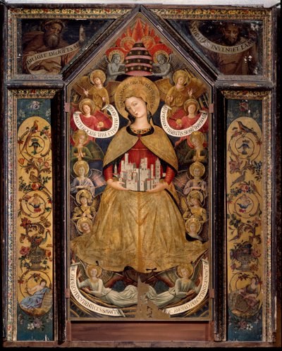 Virgin of the angels by Benozzo di Lese di Sandro Gozzoli