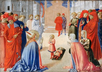 Saint Zenobius Raises a Boy from the Dead by Benozzo di Lese di Sandro Gozzoli