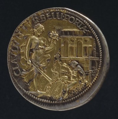 Medal Depicting an Allegorical Figure by Benvenuto Cellini
