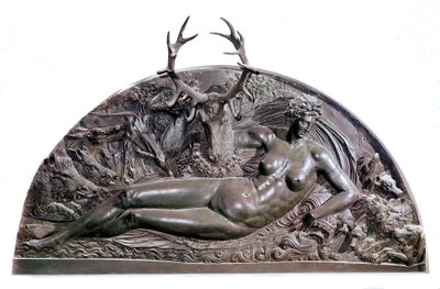 The Nymph of Fontainebleau by Benvenuto Cellini