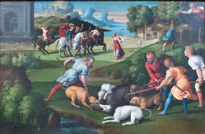 Circe Transforms Picus into a Woodpecker by Benvenuto Tisi da Garofalo