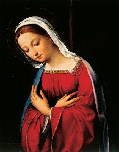 Madonna (detail) by Benvenuto Tisi da Garofalo