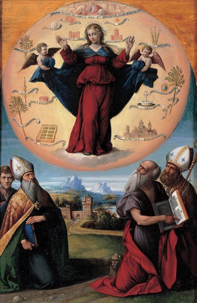 The Immaculate Conception with saints, c. 1535-1550 by Benvenuto Tisi da Garofalo