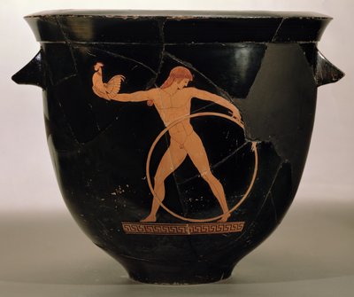 Attic red-figure bell krater depicting Ganymede by Berlin Painter