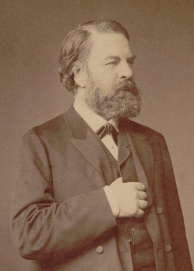 Portrait of the Violinist and Composer Joseph Joachim 1831-1907 by Berlin . Photo studio Loescher and