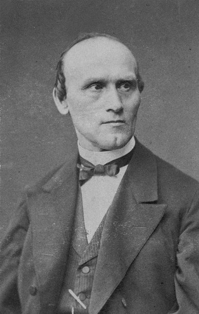Portrait of the Composer Friedrich Kiel by Berlin . Photo studio Schaarwächter