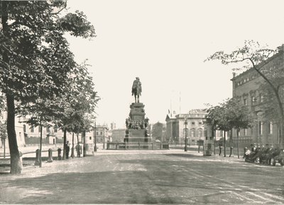 Statue of Frederick the Great, Unter den Linden, Berlin, Germany, 1895 by Berlin Photographic Co