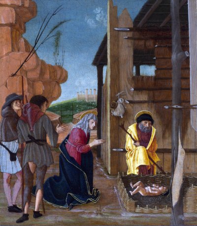 The Adoration of the Shepherds by Bernadino Jacobi Butinone