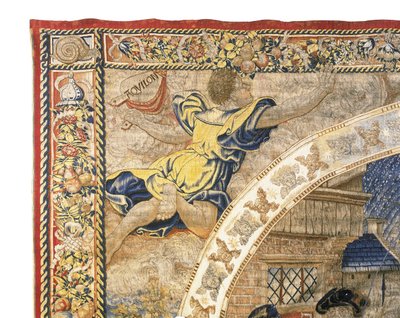 Brussels Allegorical Tapestry Depicting the Month of December from 