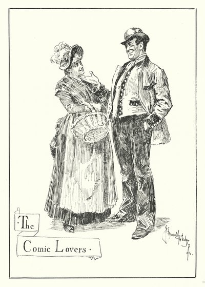 The Comic Lovers by Bernard (after) Partridge
