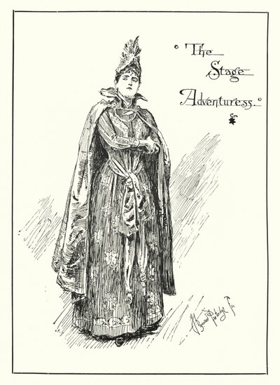 The Stage Adventuress by Bernard (after) Partridge