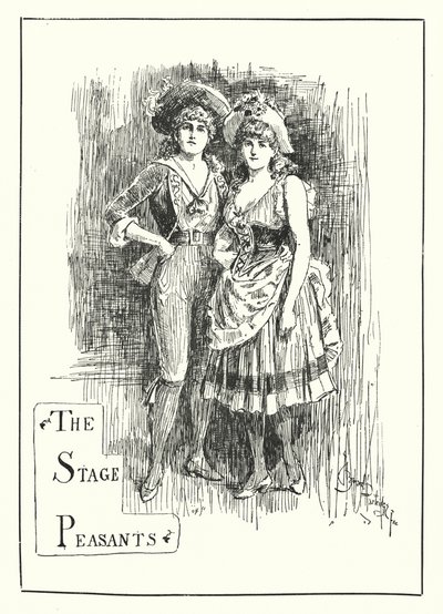 The Stage Peasants by Bernard (after) Partridge