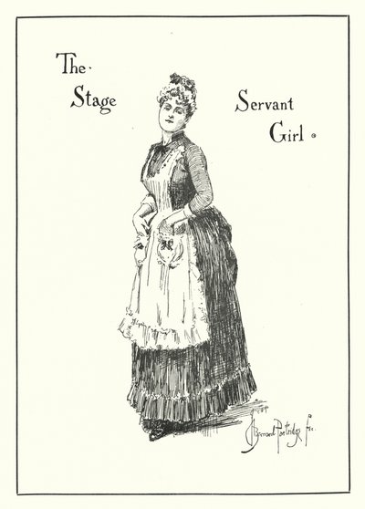 The Stage Servant Girl by Bernard (after) Partridge
