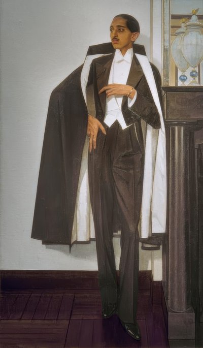 Maharaja Yeshwant Rao Holkar II of Indore in Western... by Bernard Boutet de Monvel