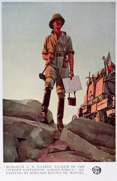 Mr. G. M. Haardt, Leader of the Citroen Expedition Across Africa by Bernard Boutet de Monvel