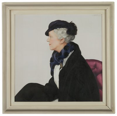 Portrait of Lady Mendl (1865-1950), née Ella de Wolfe, called "Elsie" by Bernard Boutet de Monvel