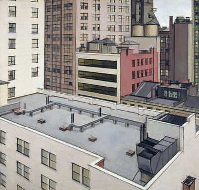 Roofs of New York, c.1930 by Bernard Boutet de Monvel