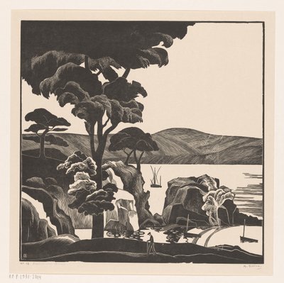 Breton Bay by Bernard Essers (signed by artist)