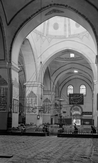 Interior at Grand Çamlıca Mosque, Istanbul by Bernard F. Rogers