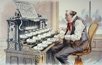 The Administration Typewriter, cartoon for 