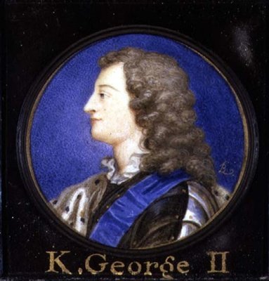 Portrait of George II (1683-1760) by Bernard III Lens